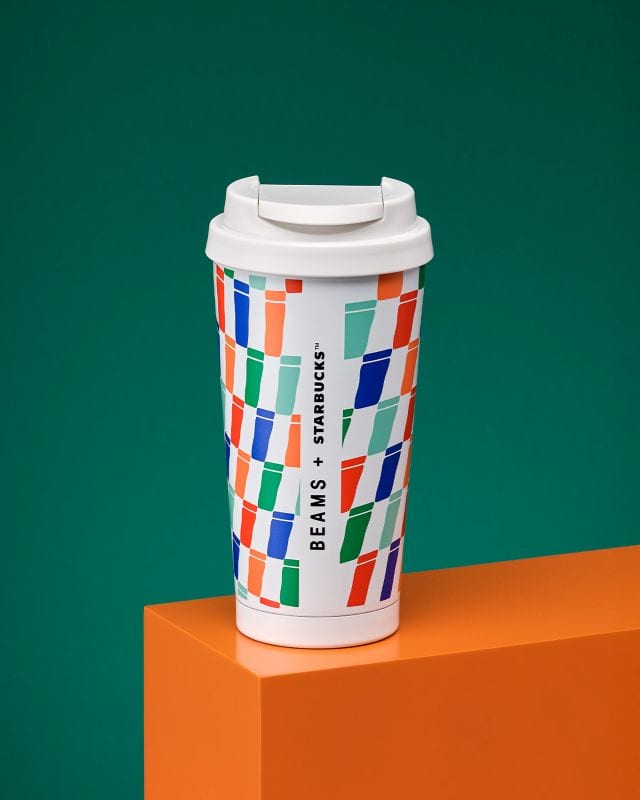 starbucks beams TUMBLER 16OZ BEAMS CHECK PATTERN